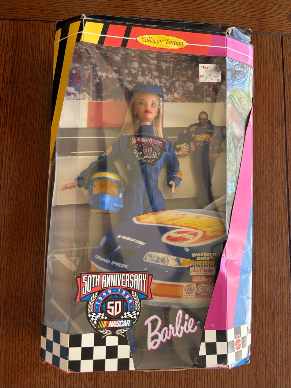 NASCAR Barbie Blue Outfit Collector edition